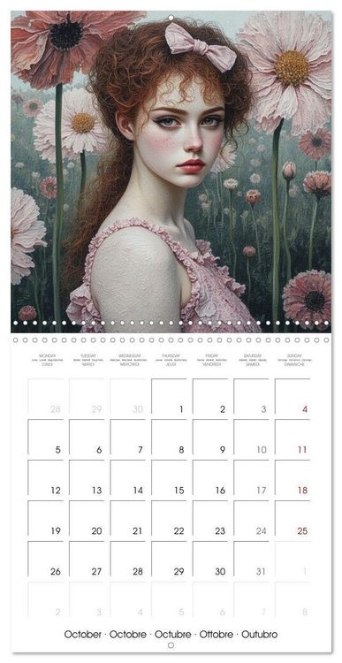 Produktbild: Sual&acute;M, S: Whispering Petals (Wall Calendar 2026 12 &times; 12 Inc