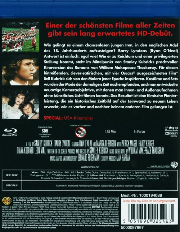 Produktbild: Barry Lyndon