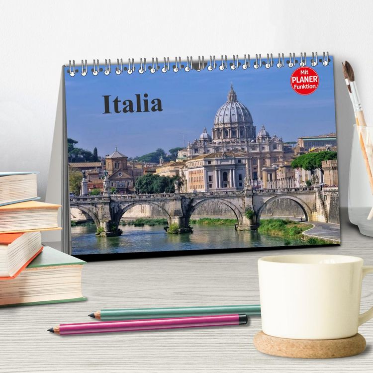Produktbild: Italia (Tischkalender 2026 DIN A5 quer), CALVENDO Monatskalender