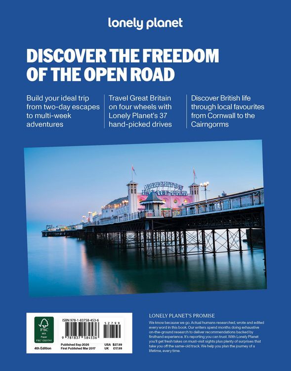 Produktbild: Lonely Planet Best Road Trips Great Britain