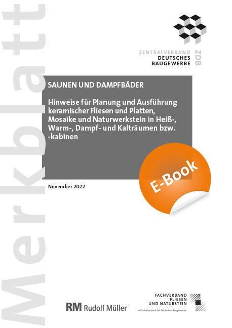 Produktbild: Merkblatt Saunen und Dampfb&auml;der (PDF) 2022-11