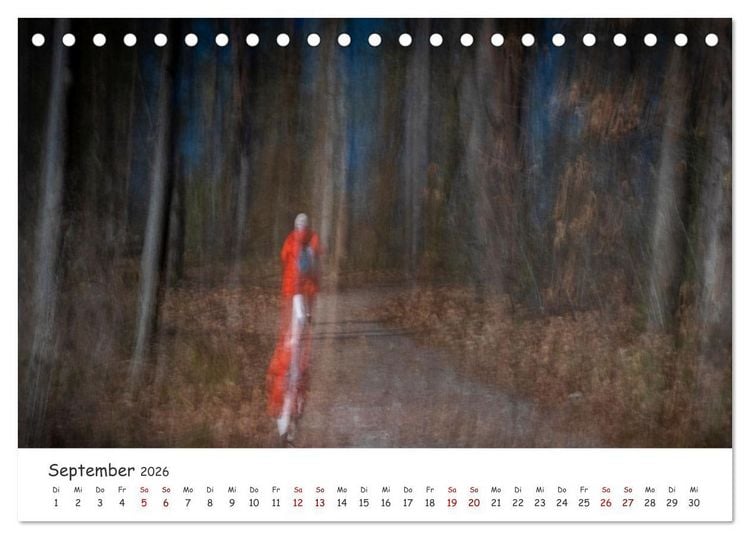 Produktbild: Abstrakte Naturerlebnisse - ICM (Intentional Camera Movement) Fotografie (Tischkalender 2026 DIN A5 quer), CALVENDO Monatskalender