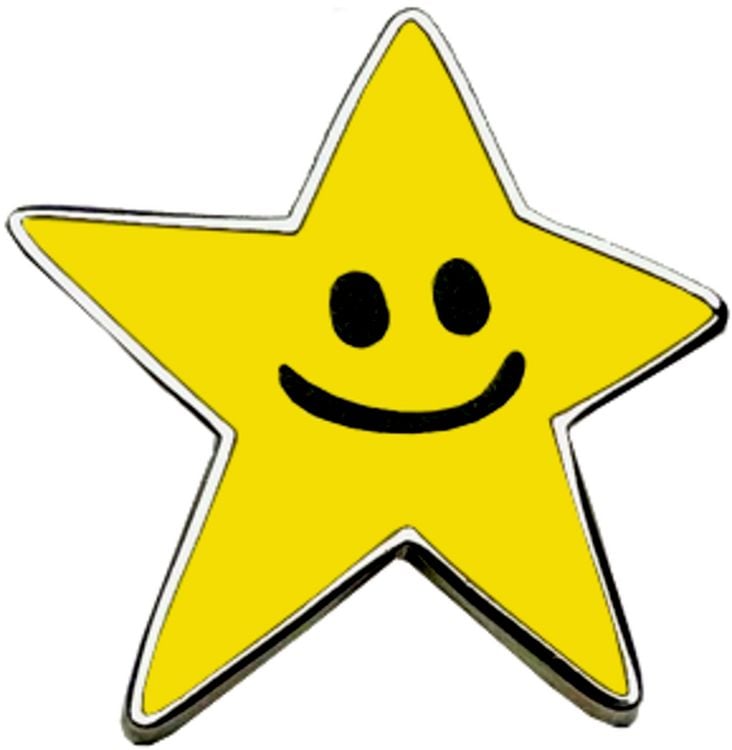 Produktbild: Gru&szlig;karte mit Wegbegleiter-Pin &ndash; Du bist 1. Klasse / Hurra, du bist ein Schulkind!
