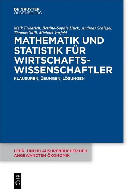 Produktbild: Mathematik und Statistik f&uuml;r Wirtschaftswissenschaftler