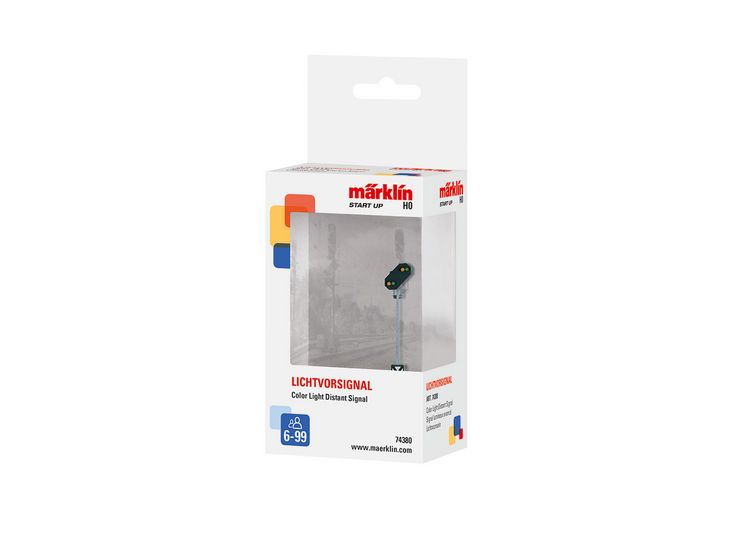 Produktbild: M&auml;rklin Start up 074380 H0 Lichtsignal Vorsignal Fertigmodell