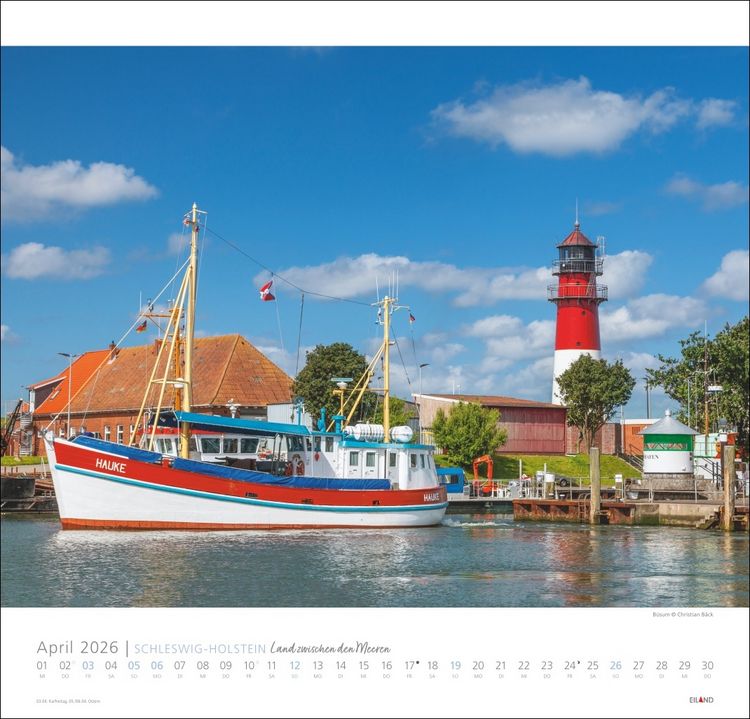 Produktbild: Schleswig-Holstein Edition Kalender 2026 - Land zwischen den Meeren