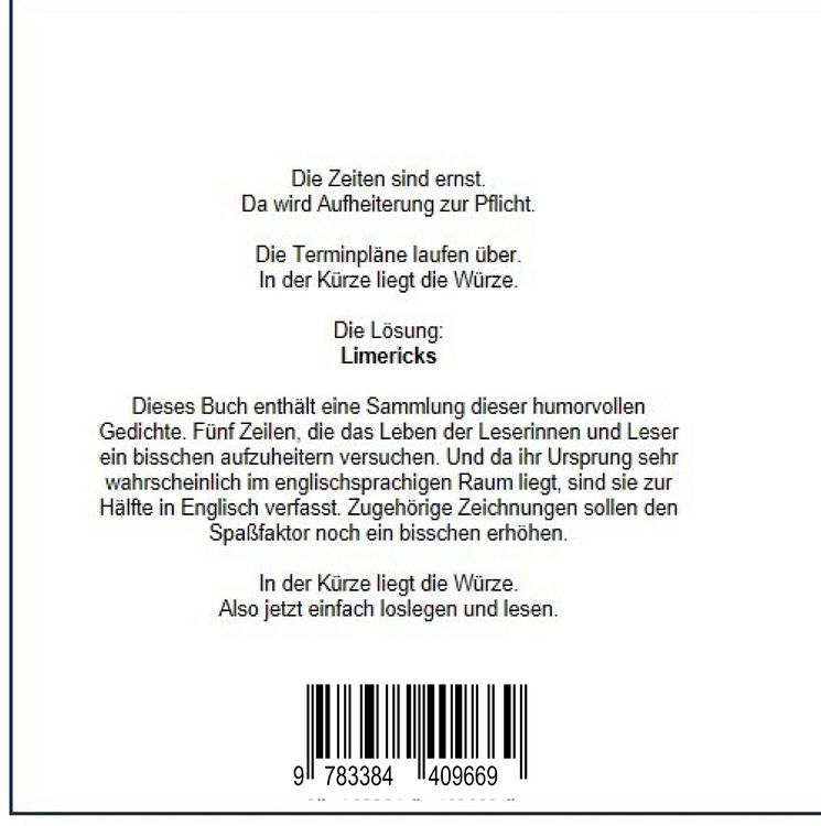 Produktbild: Humor in 5 Zeilen