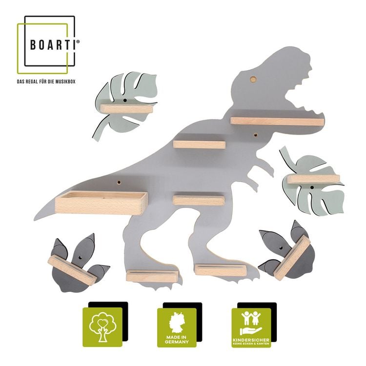 Produktbild: Wandregal  "Dinosaurier" f&uuml;r Toniebox