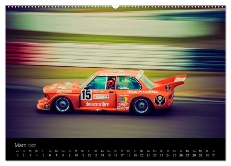Produktbild: Classic BMW Racing (Wandkalender 2027 DIN A2 quer), CALVENDO Monatskalender