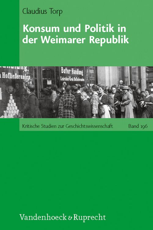 Produktbild: Konsum und Politik in der Weimarer Republik