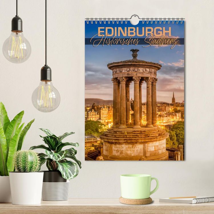 Produktbild: EDINBURGH Historisches Stadtherz (Wandkalender 2026 DIN A4 hoch), CALVENDO Monatskalender