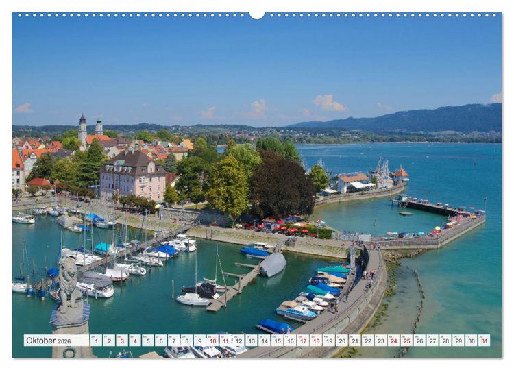 Produktbild: Bodensee - Traumlandschaften am Wasser (hochwertiger Premium Wandkalender 2026 DIN A2 quer), Kunstdruck in Hochglanz