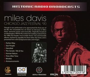 Produktbild: Davis, M: Chicago Jazz Festival 90