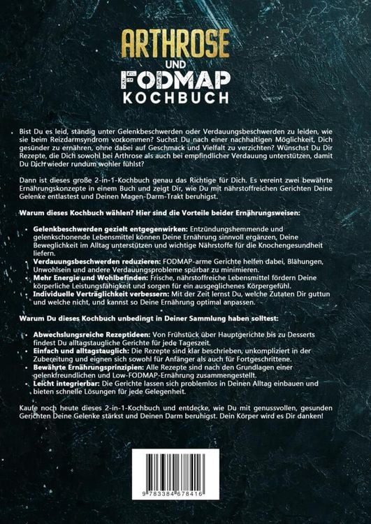 Produktbild: Arthrose und Fodmap Kochbuch