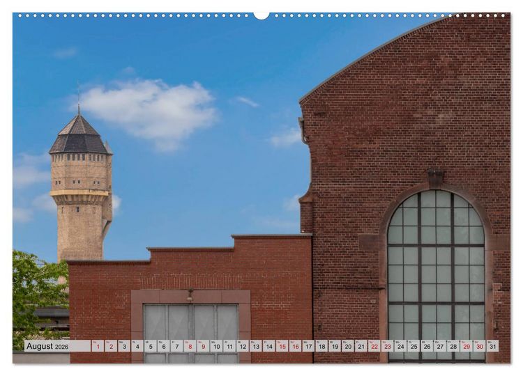 Produktbild: Mannheim - Stadt der Wassert&uuml;rme (Wandkalender 2026 DIN A2 quer), CALVENDO Monatskalender