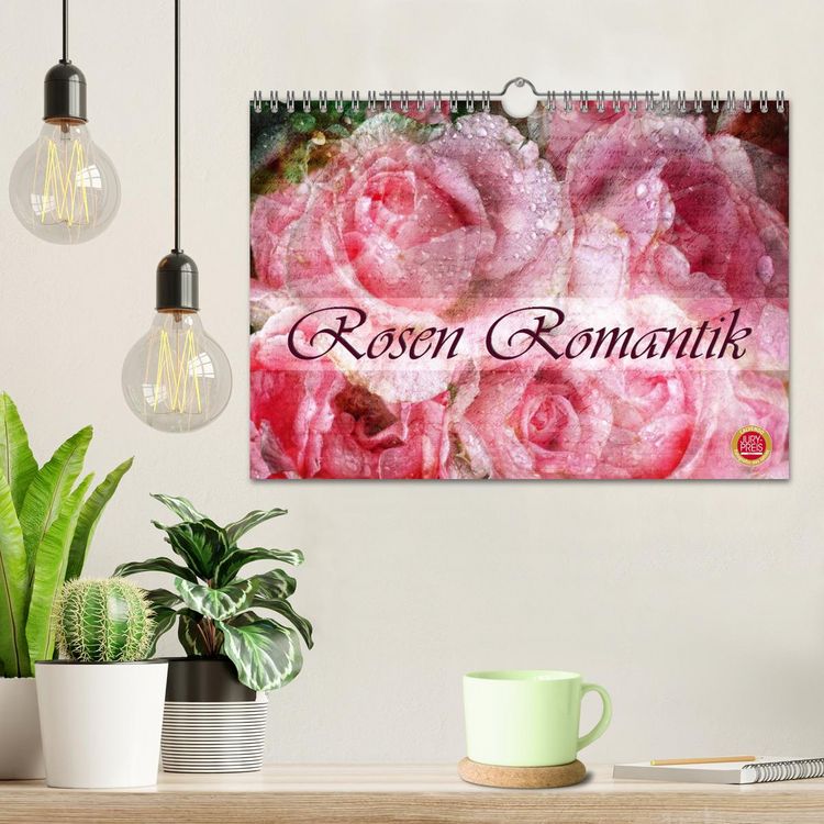 Produktbild: Rosen Romantik (Wandkalender 2026 DIN A4 quer), CALVENDO Monatskalender