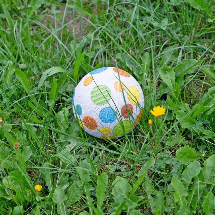 Produktbild: sigikid 43090 - Kinder Mini-Spielball Patch, Kautschukball, 12 cm