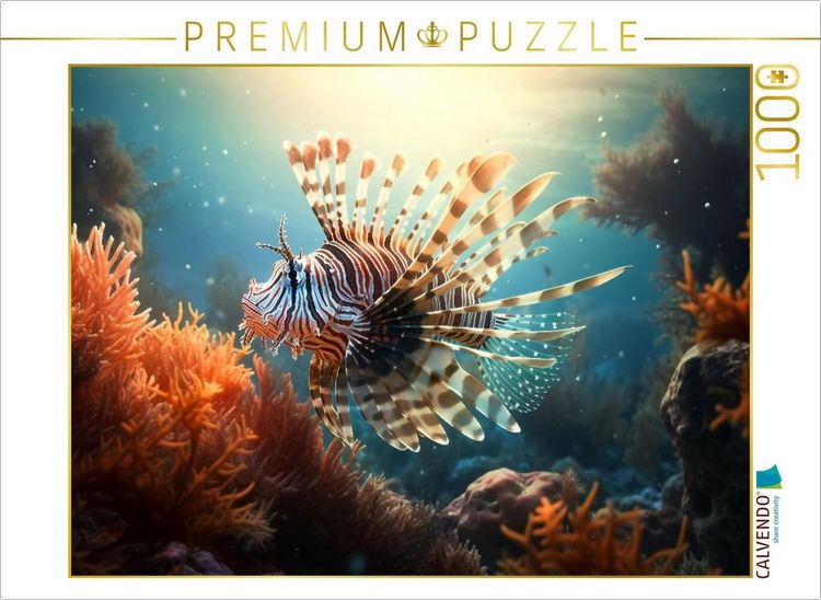 Produktbild: CALVENDO Puzzle Rotfeuerfisch | 1000 Teile Lege-Gr&ouml;&szlig;e 64x48cm Foto-Puzzle f&uuml;r gl&uuml;ckliche Stunden
