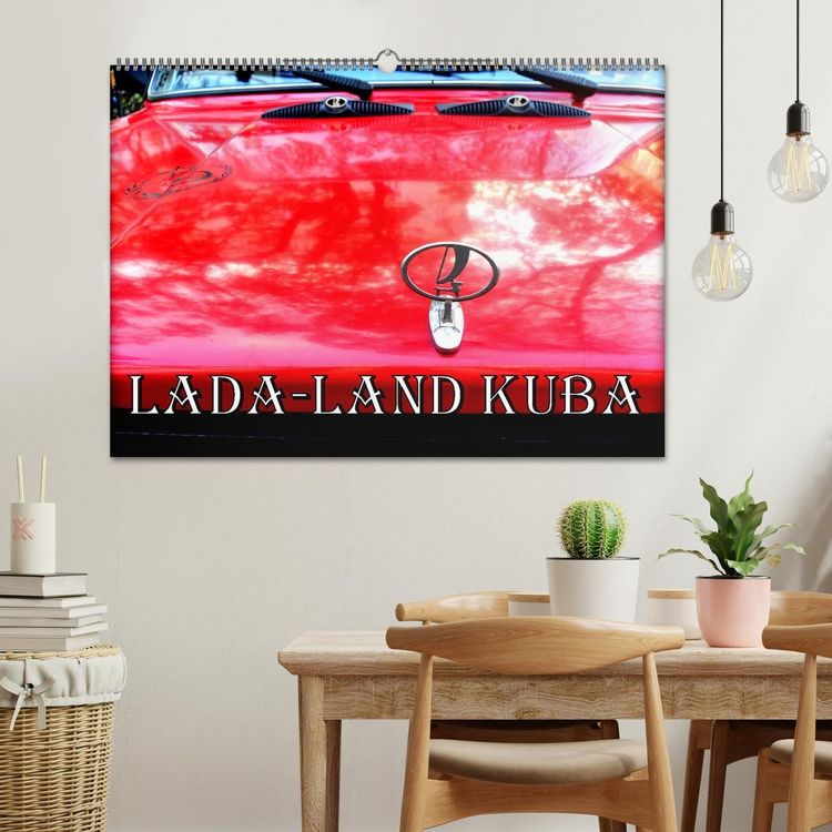 Produktbild: LADA-LAND KUBA (Wandkalender 2026 DIN A2 quer), CALVENDO Monatskalender