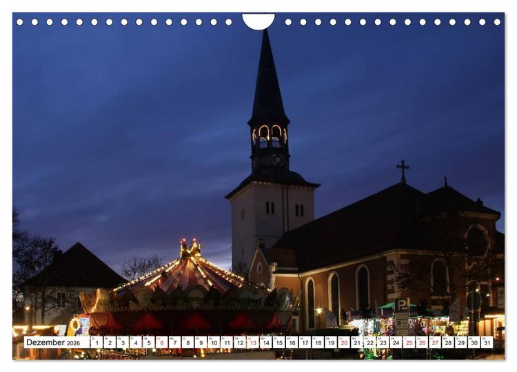Produktbild: BURGDORFER ANSICHTEN (Wandkalender 2026 DIN A4 quer), CALVENDO Monatskalender