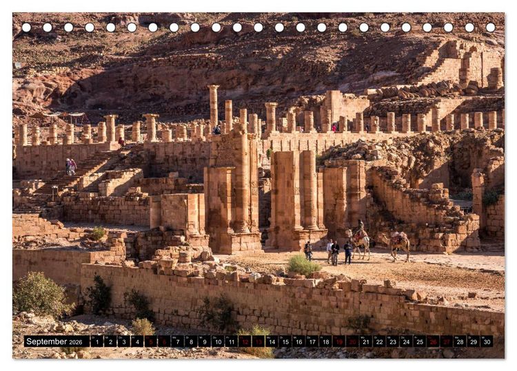 Produktbild: Petra - Jordanien (Tischkalender 2026 DIN A5 quer), CALVENDO Monatskalender