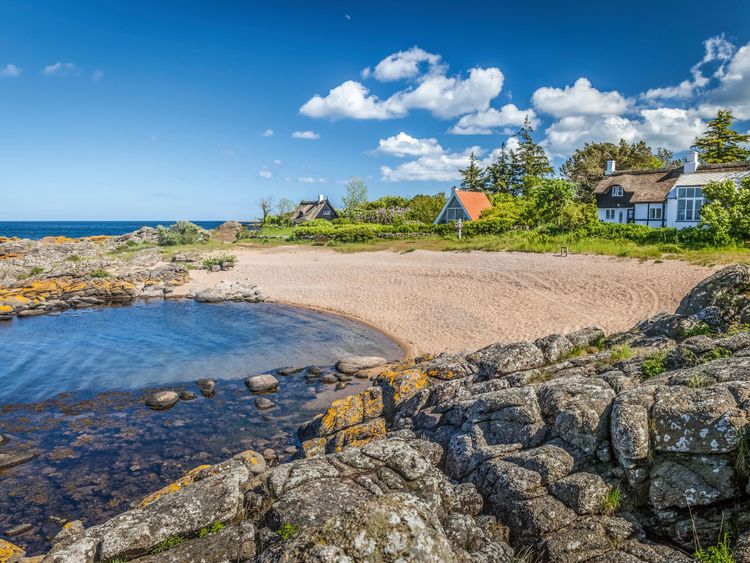 Produktbild: CALVENDO Puzzle Verstecke Badebucht in Listed auf Bornholm 1000 Teile Lege-Gr&ouml;&szlig;e 64 x 48 cm Foto-Puzzle Bild von Christian M&uuml;ringer