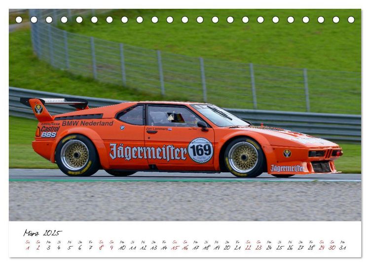Produktbild: BMW M1 Procar (Tischkalender 2025 DIN A5 quer), CALVENDO Monatskalender