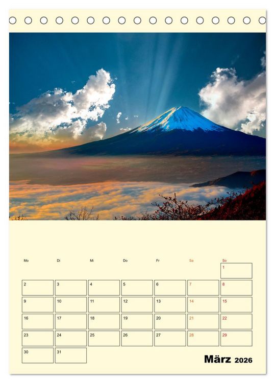Produktbild: Japan - Hightech und viel Tradition (Tischkalender 2026 DIN A5 hoch), CALVENDO Monatskalender