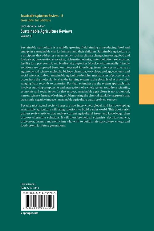 Produktbild: Sustainable Agriculture Reviews