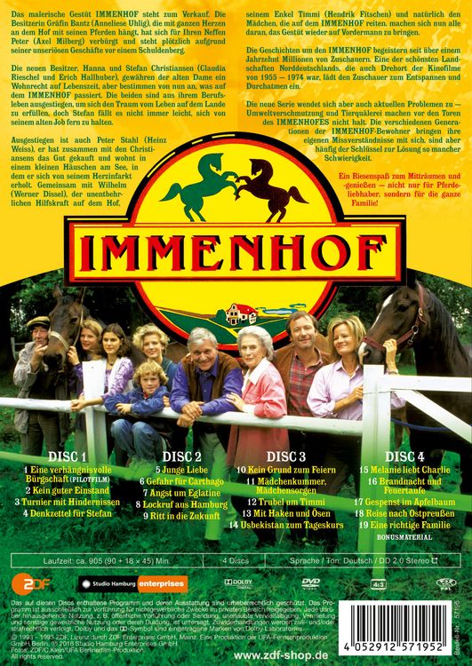 Produktbild: Immenhof - Die komplette Serie [4 DVDs]