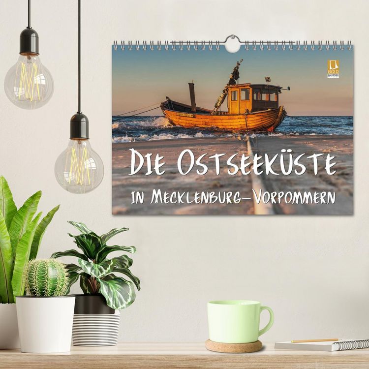 Produktbild: Die Ostseek&uuml;ste in Mecklenburg-Vorpommern (Wandkalender 2026 DIN A4 quer), CALVENDO Monatskalender