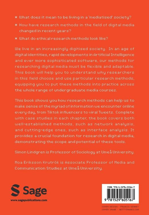 Produktbild: Researching Digital Media and Society