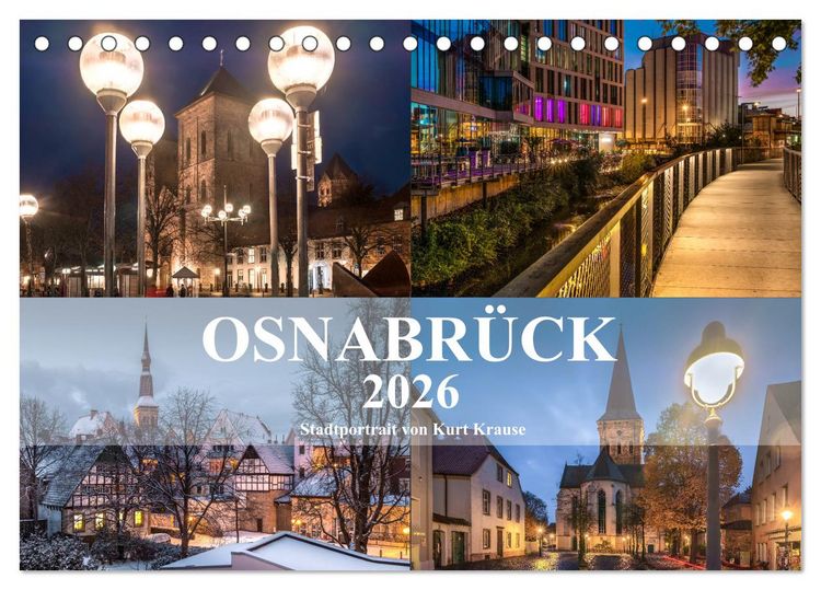 Produktbild: Stadtportrait Osnabr&uuml;ck (Tischkalender 2026 DIN A5 quer), CALVENDO Monatskalender