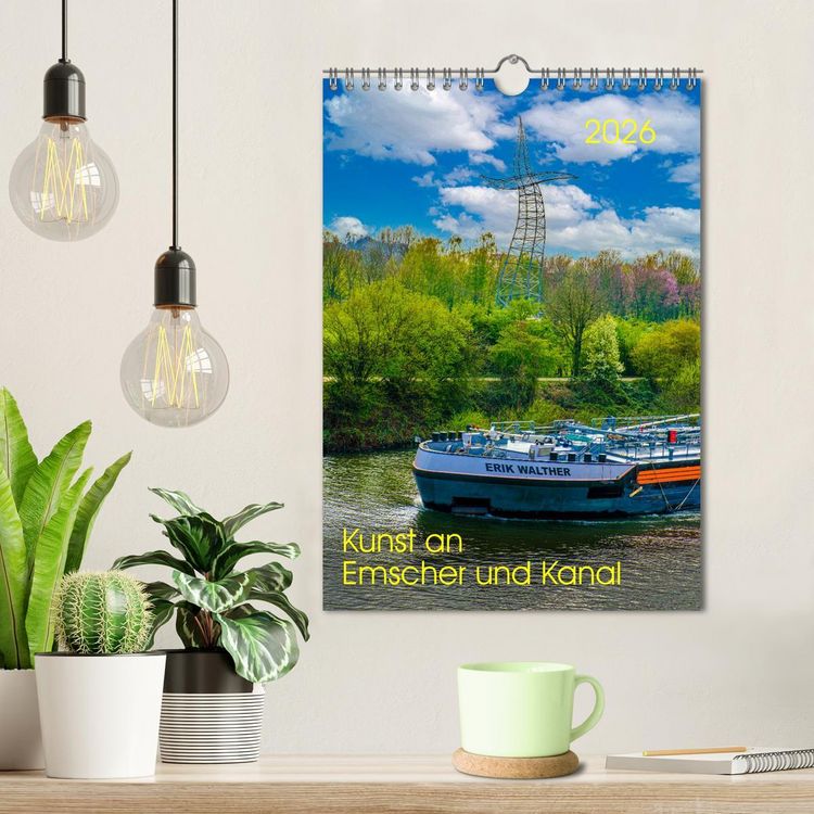 Produktbild: Kunst an Emscher und Kanal (Wandkalender 2026 DIN A4 hoch), CALVENDO Monatskalender