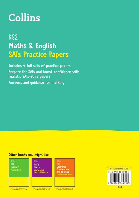 Produktbild: KS2 Maths and English SATs Practice Papers