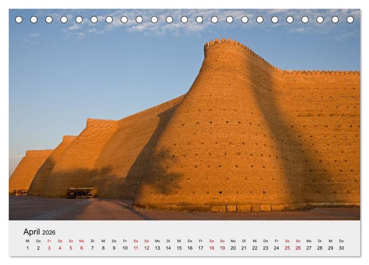 Produktbild: Usbekistan entlang der Seidenstra&szlig;e (Tischkalender 2026 DIN A5 quer), CALVENDO Monatskalender