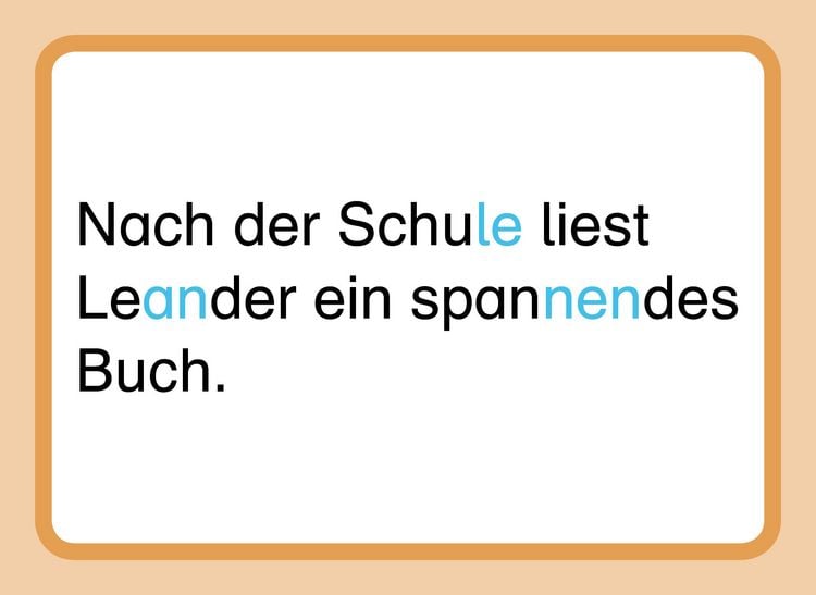 Produktbild: Ich kann S&auml;tze lesen Teil 2 in Sprechsilben mit Dana und Leander