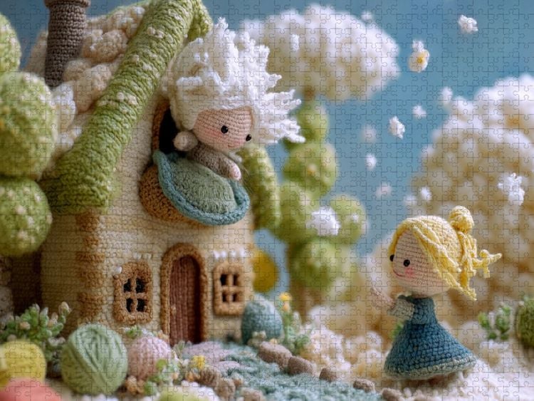 Produktbild: CALVENDO Puzzle Frau Holle | 1000 Teile Lege-Gr&ouml;&szlig;e 64x48cm Foto-Puzzle f&uuml;r gl&uuml;ckliche Stunden