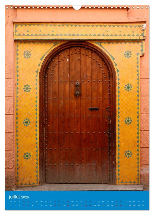 Produktbild: Portes Orientales (Calendrier mural 2026 DIN A3 horizontal), CALVENDO calendrier mensuel