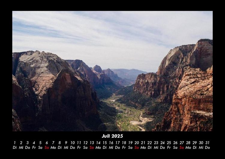 Produktbild: Berglandschaften 2025 Fotokalender DIN A3