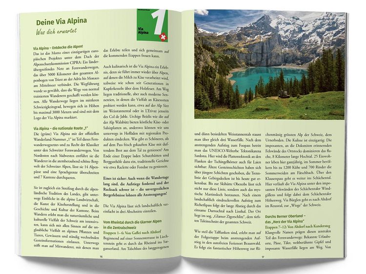 Produktbild: K&uuml;mmerly+Frey Raus und Wandern Via Alpina &ndash; Wanderf&uuml;hrer