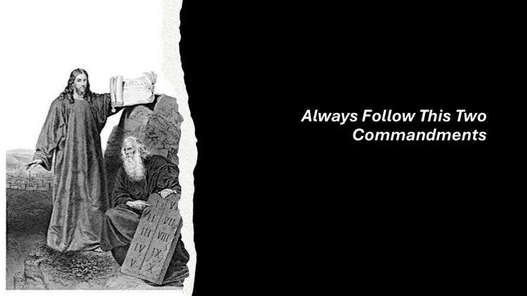 Produktbild: Always Follow This Two Commandments