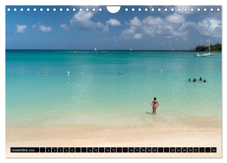 Produktbild: Maurice - l'Oc&eacute;an Indien (Calendrier mural 2026 DIN A4 vertical), CALVENDO calendrier mensuel