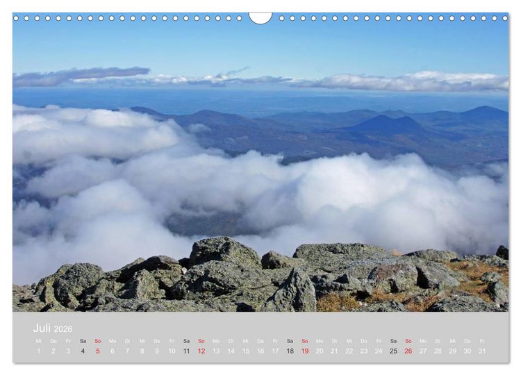 Produktbild: Indian Summer in New England (Wandkalender 2026 DIN A3 quer), CALVENDO Monatskalender
