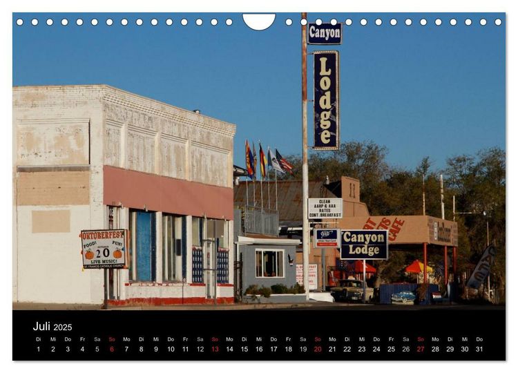 Produktbild: West of Midpoint (Wandkalender 2025 DIN A4 quer), CALVENDO Monatskalender