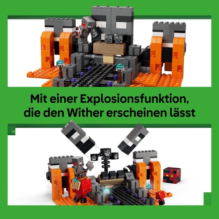Produktbild: LEGO Minecraft 21590 Duell mit dem Wither, Kinder Geschenk f&uuml;r Gamer