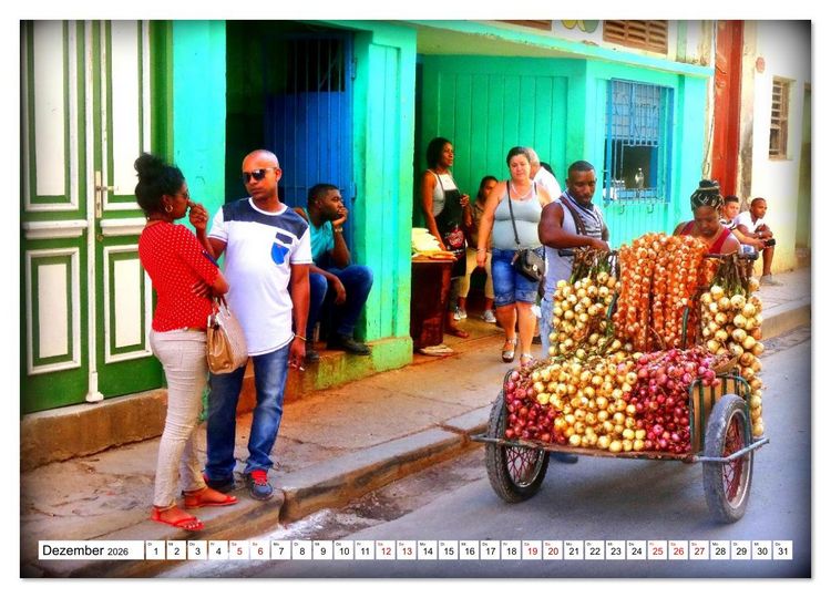 Produktbild: HAVANNA - Beruf Zwiebel-H&auml;ndler (Wandkalender 2026 DIN A3 quer), CALVENDO Monatskalender