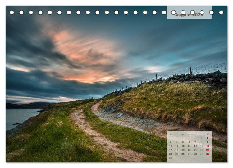 Produktbild: Rauhes Schottland (Tischkalender 2026 DIN A5 quer), CALVENDO Monatskalender