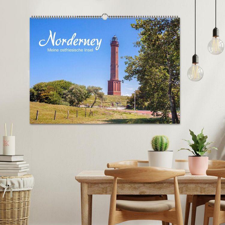Produktbild: Norderney. Meine ostfriesische Insel (Wandkalender 2026 DIN A2 quer), CALVENDO Monatskalender