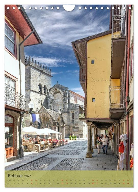 Produktbild: Die Stadt Guimar&atilde;es liegt im Norden Portugals im Distrikt Braga. (Wandkalender 2027 DIN A4 hoch), CALVENDO Monatskalender
